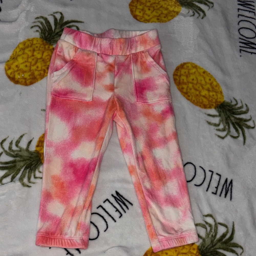 Kids Tie-Dye Joggers 2T velvet feel